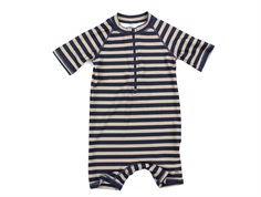 Wheat ink stripe swimsuit Cas UPF 40+